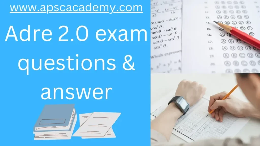 ADRE 2.0 Exam Questions and Answer